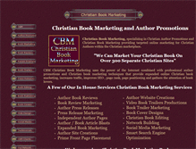 Tablet Screenshot of christian-book-marketing.com